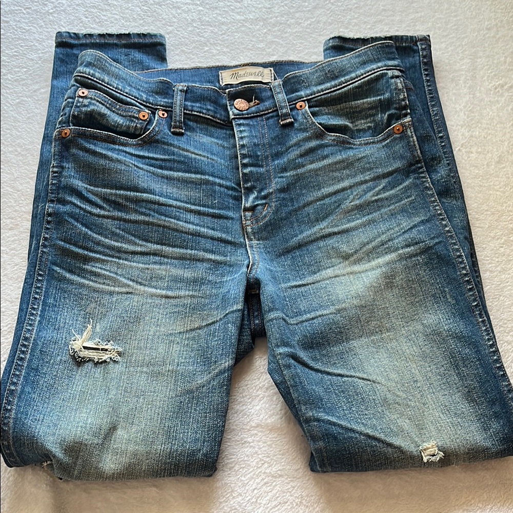 Madewell skinny Distressed Jeans